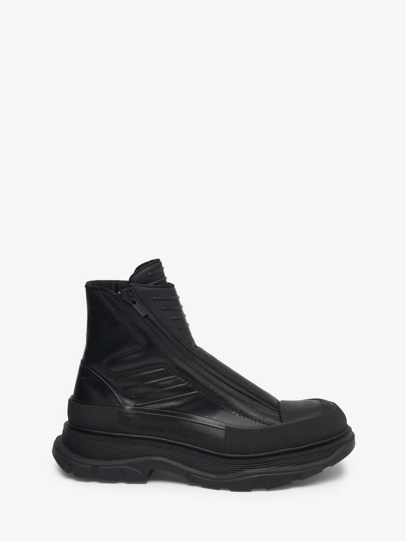 Men's Tread Slick Moto Boot in Black - 1