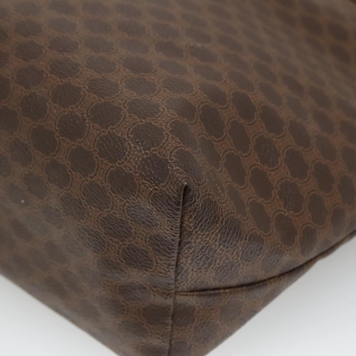 CELINE Macadam Canvas Tote Bag Pvc Leather Brown - 15