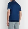 Slim-Fit Contrast-Tipped Cotton-Jersey Polo Shirt - 11