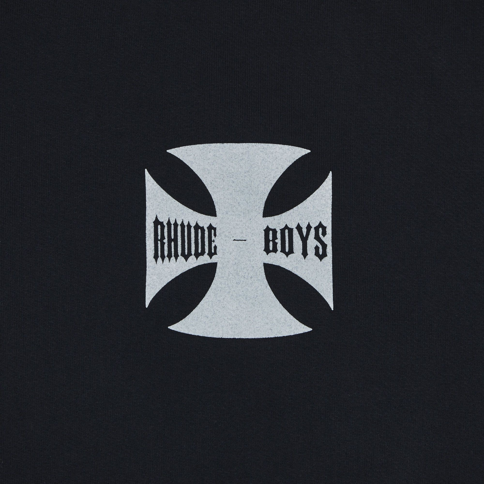 Rhude Boys Hoodie 'Vintage Black' - 3