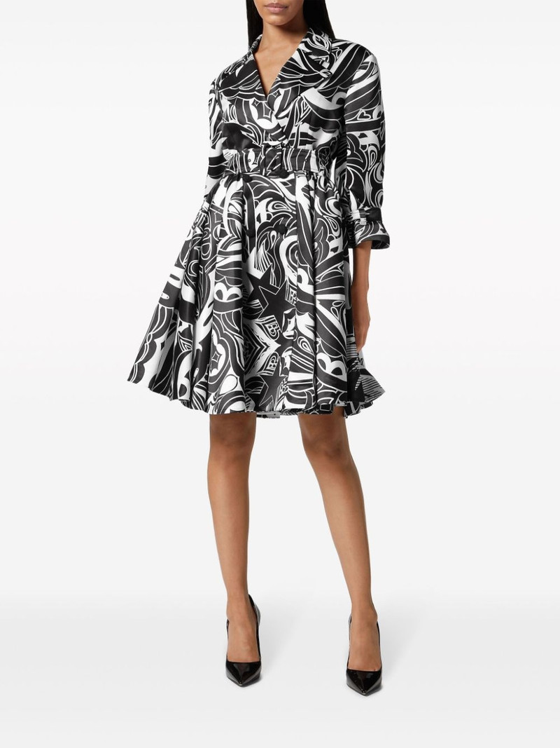 PHILIPP PLEIN Tribal Circus trench coat outlook