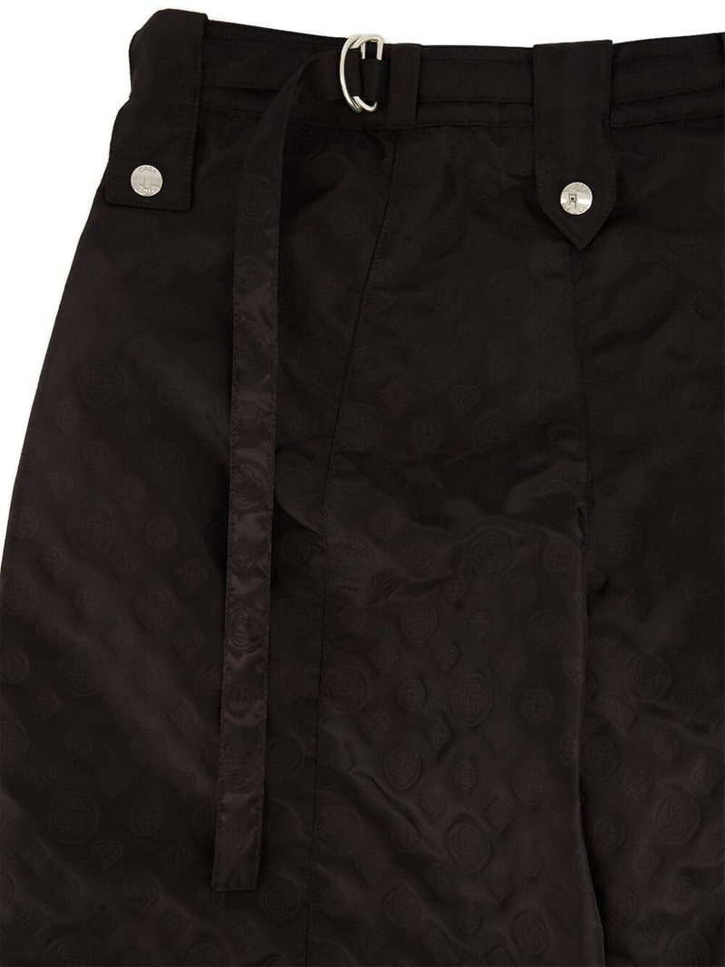 monogram tie-detail trousers 4