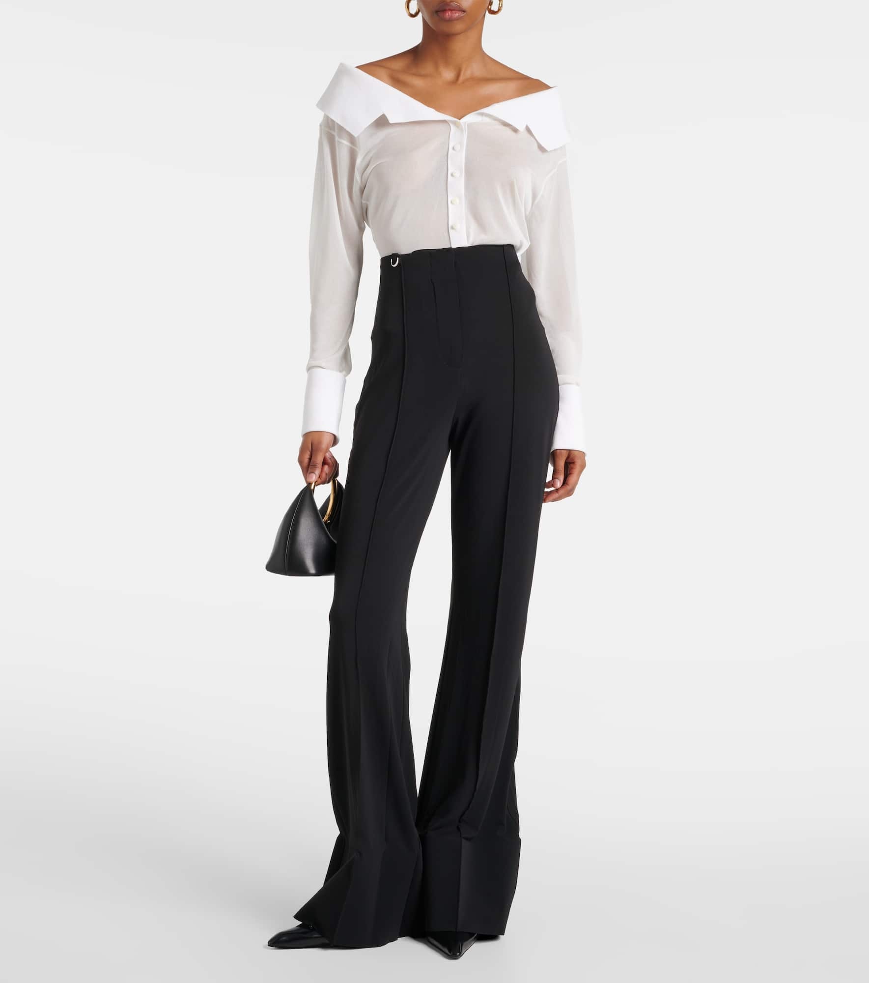 Le Pantalon Apollo high-rise flared pants - 2