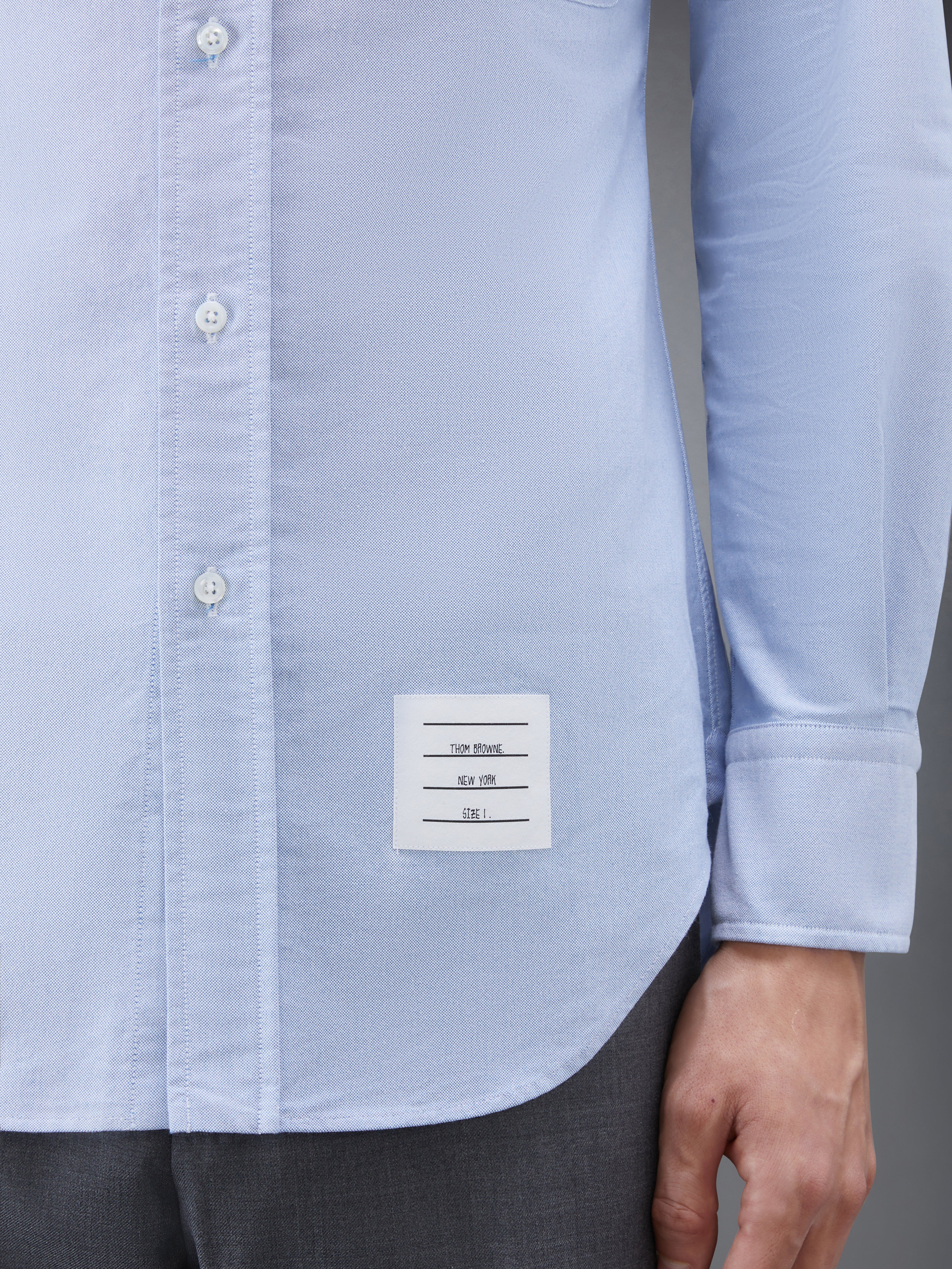 CLASSIC FIT SHIRT W/ RWB GROSGRAIN ARMBANDS IN OXFORD - 6