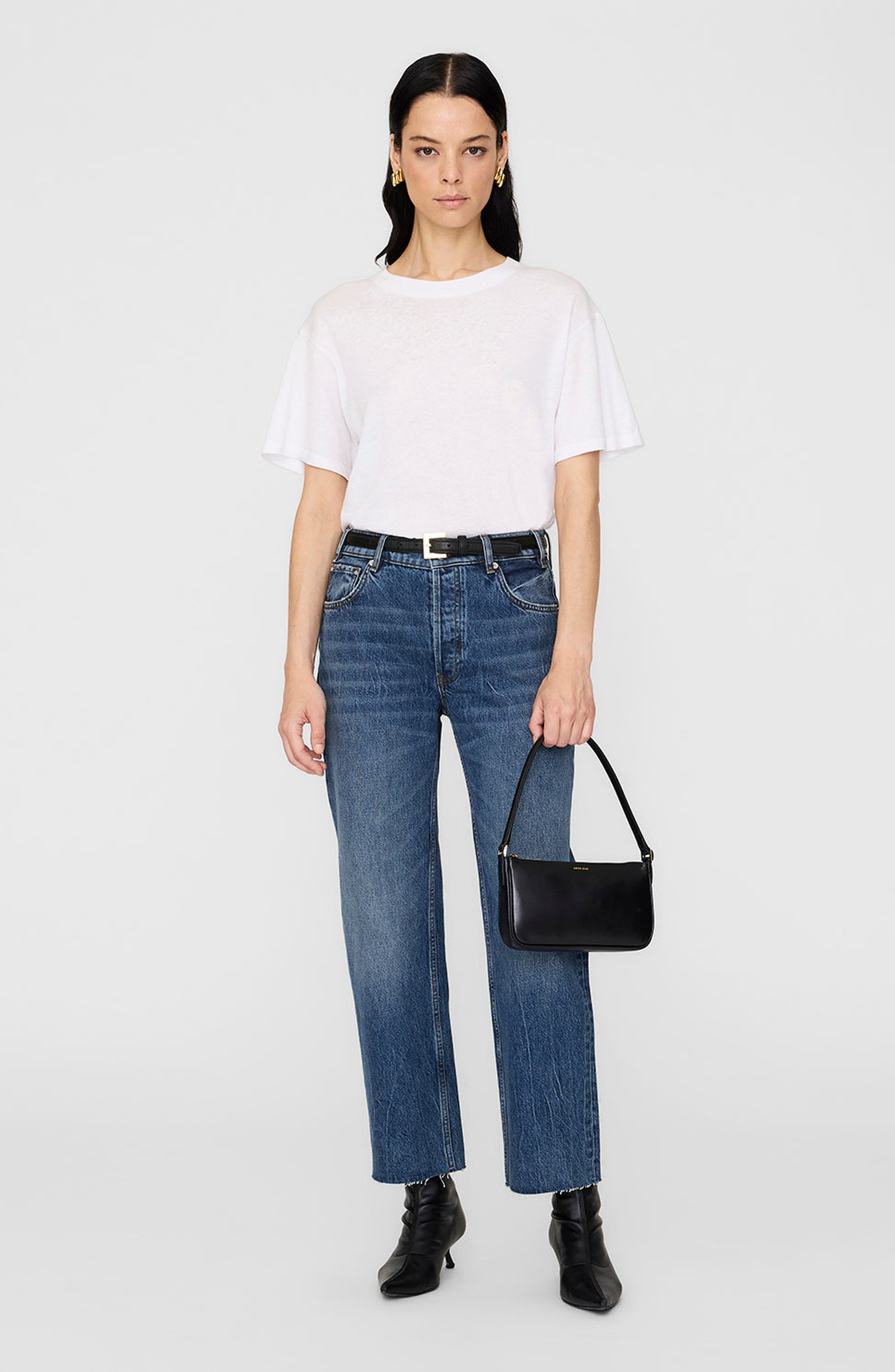 ANINE BING Mini Elly Shoulder Bag in Black at Nordstrom - 4