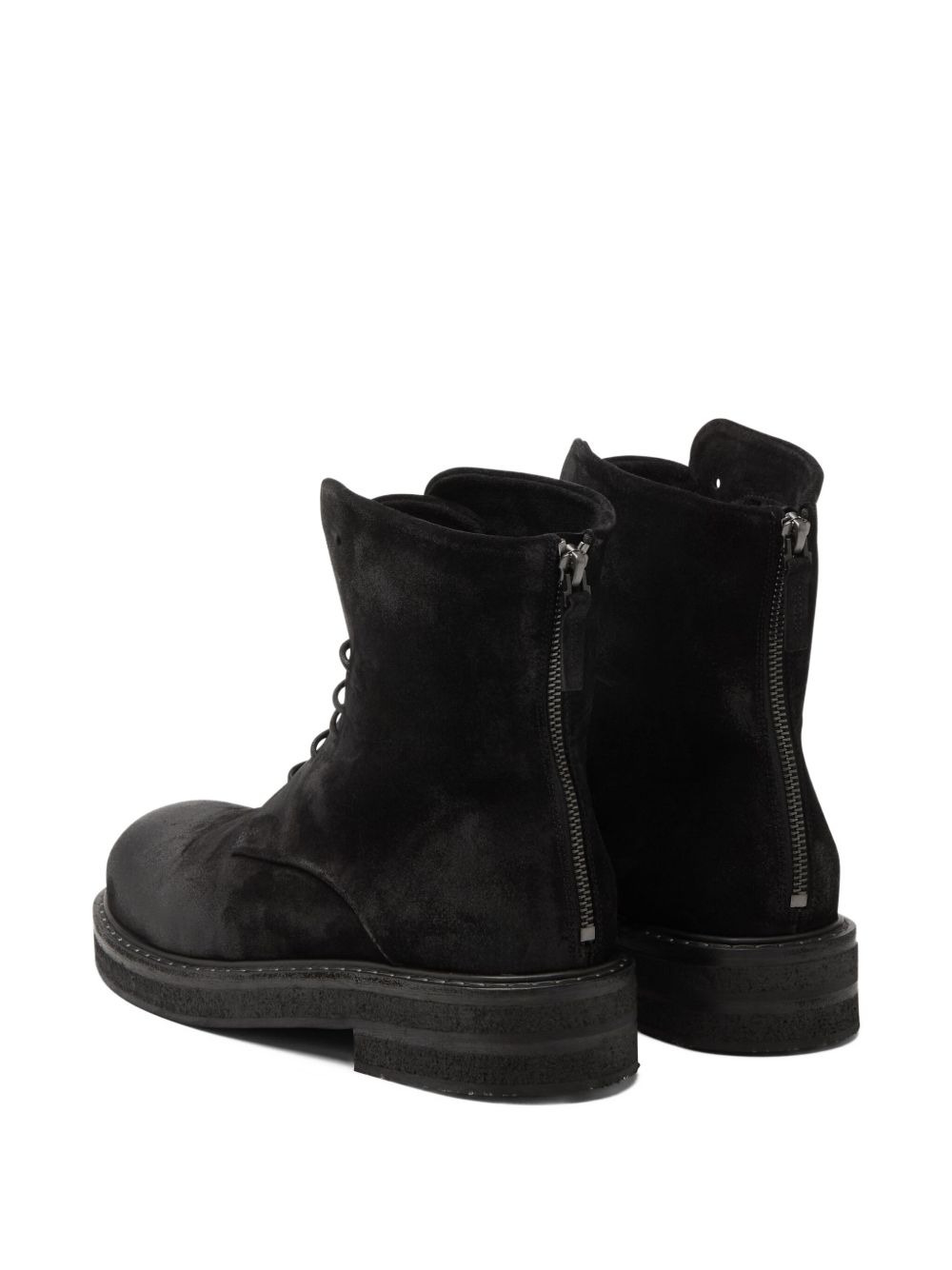 Parrucca lace-up zip boots - 4