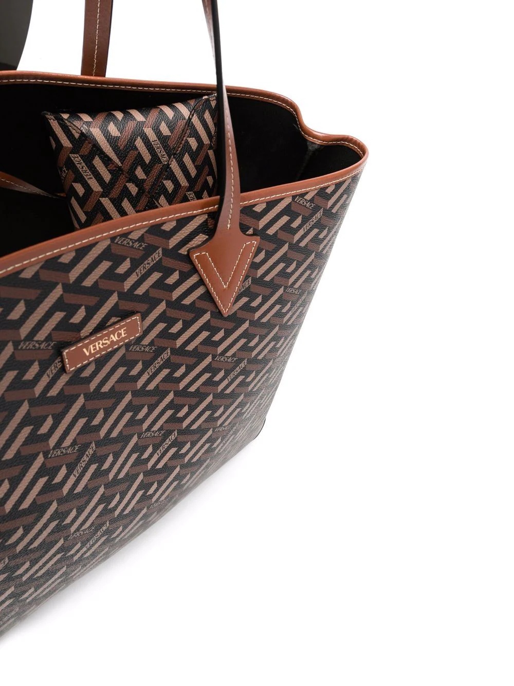 La Greca geometric tote bag - 5