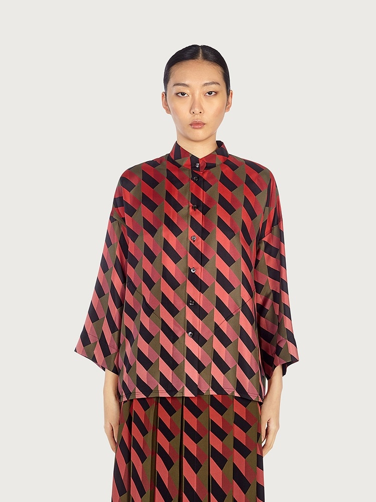 DÉGRADÉ SILK SHIRT - 2