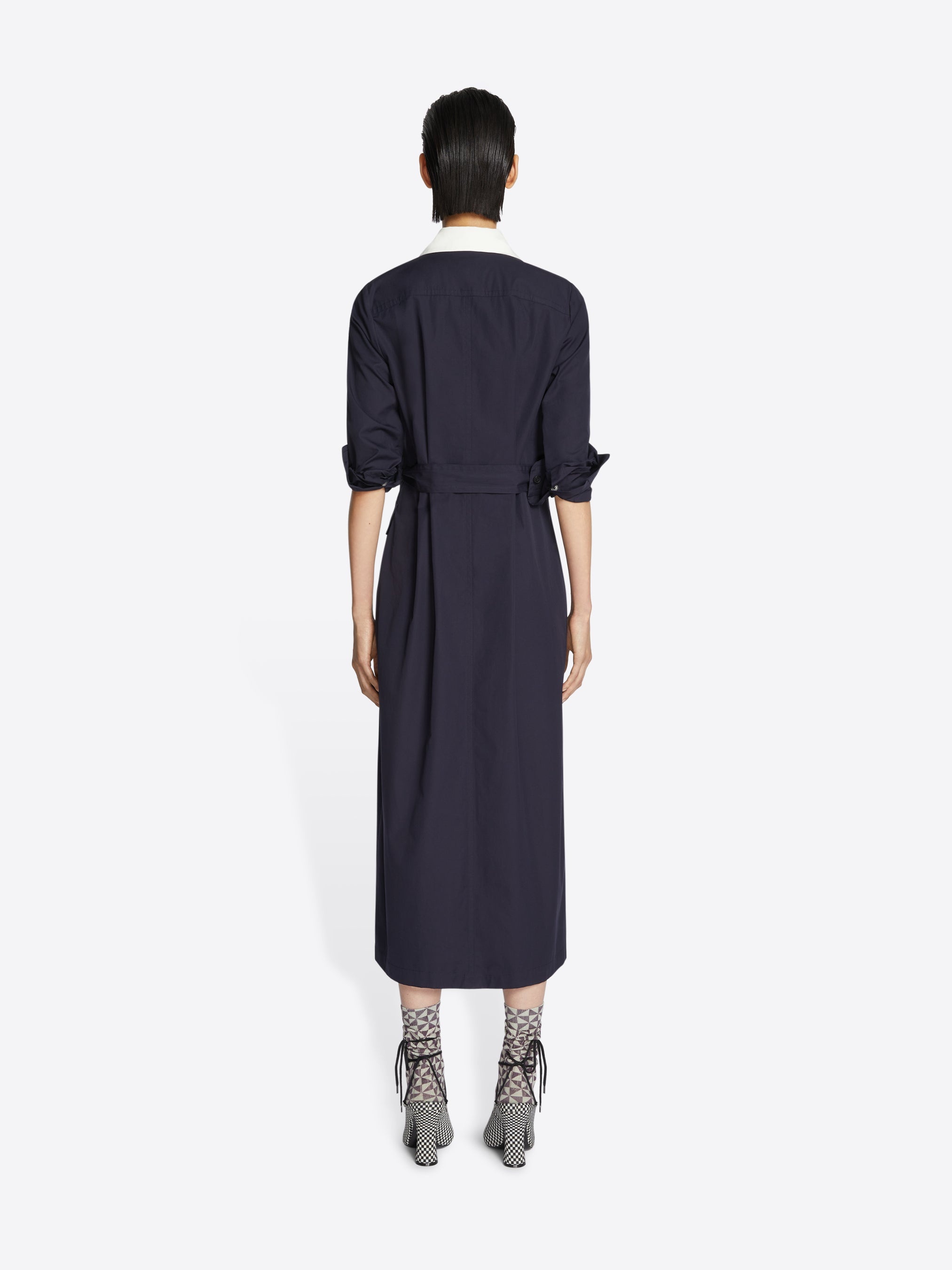 LACED SHIRT DRESS - 4