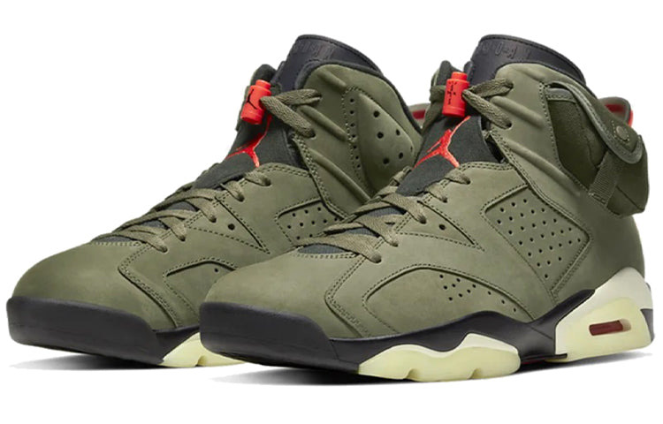 Travis Scott x Air Jordan 6 Retro 'Olive' CN1084-200 - 3