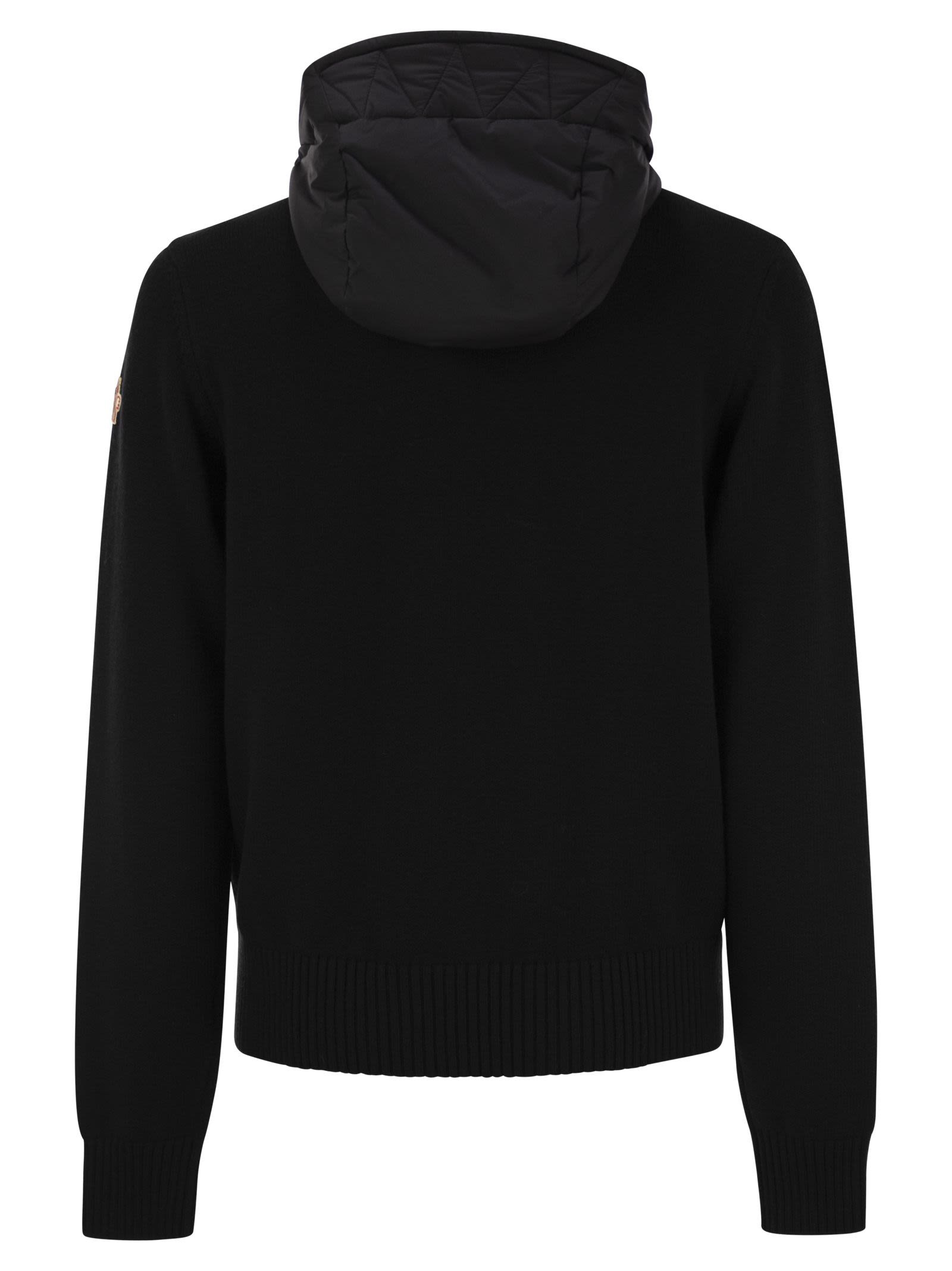 Moncler Grenoble Men Padded Sweatshirt With Zip - 2
