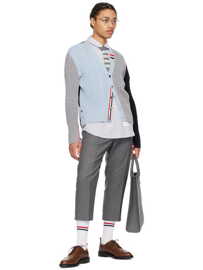 Thom Browne White Striped Shirt outlook