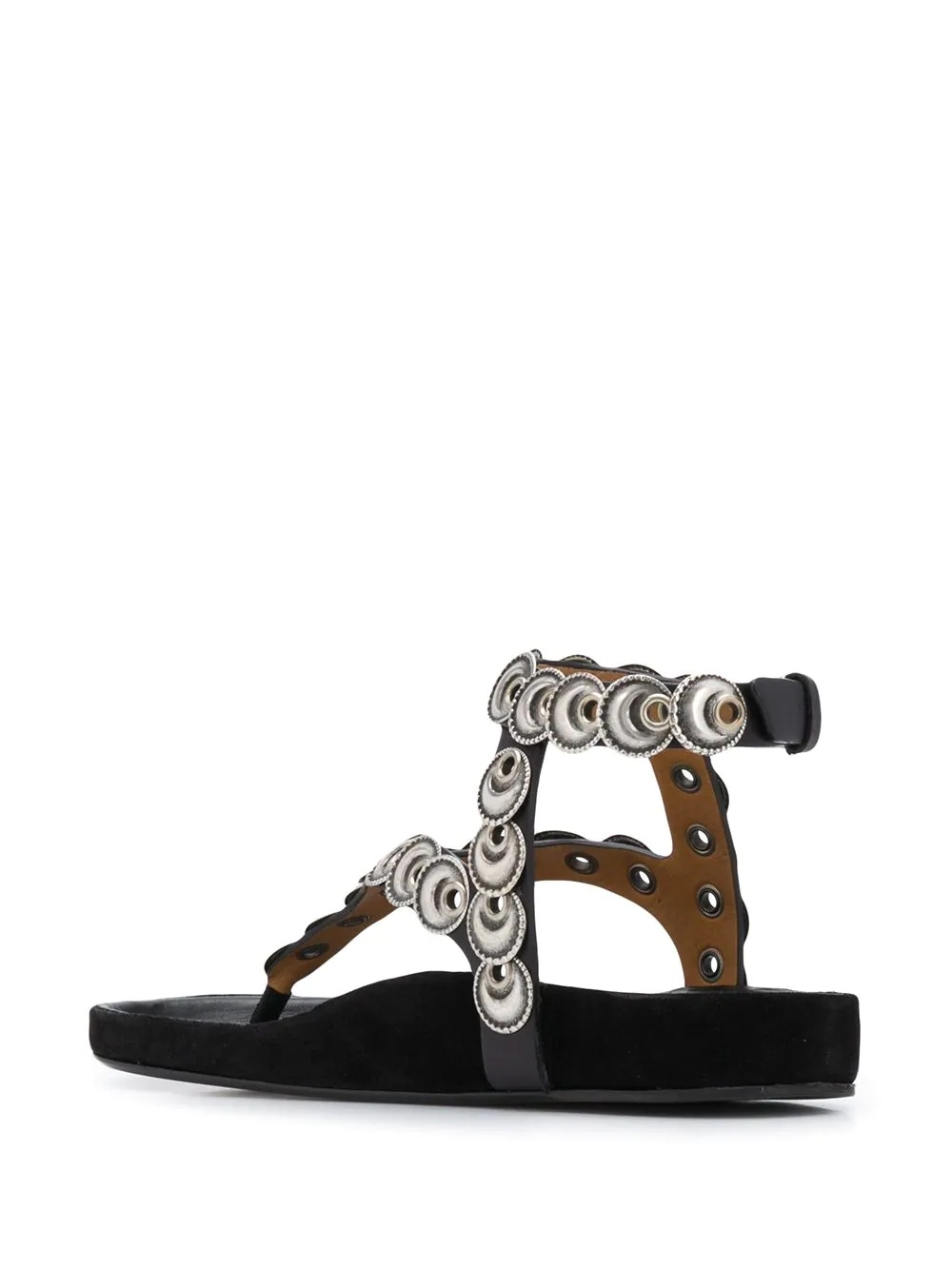 Eldo coin-embellished thong sandals - 3