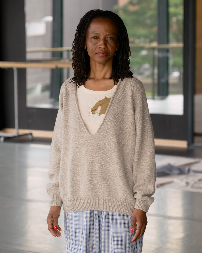 Soar V Neck - Recycled Wool 1