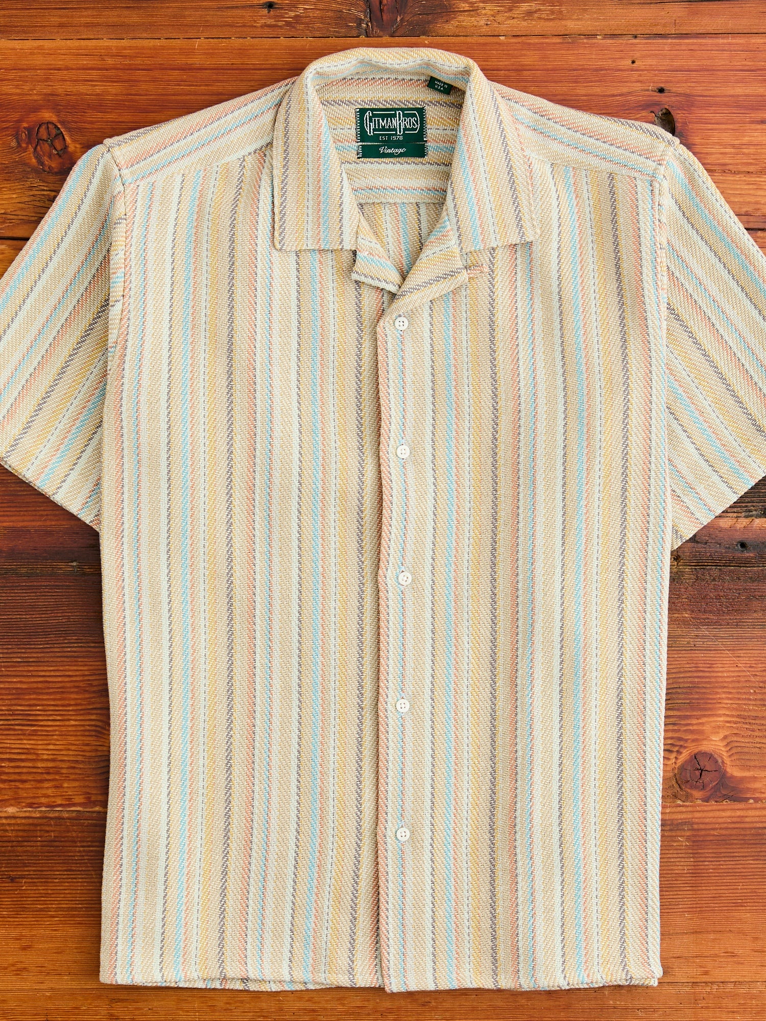 Baja Blanket Camp Shirt in Natural - 1