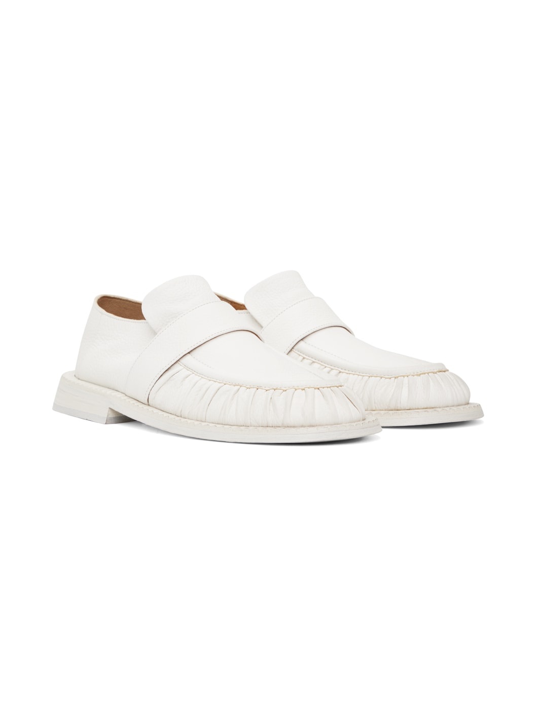 White Alluce Estiva Loafers - 4