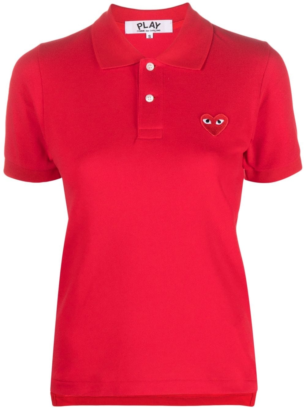 heart logo polo shirt - 1