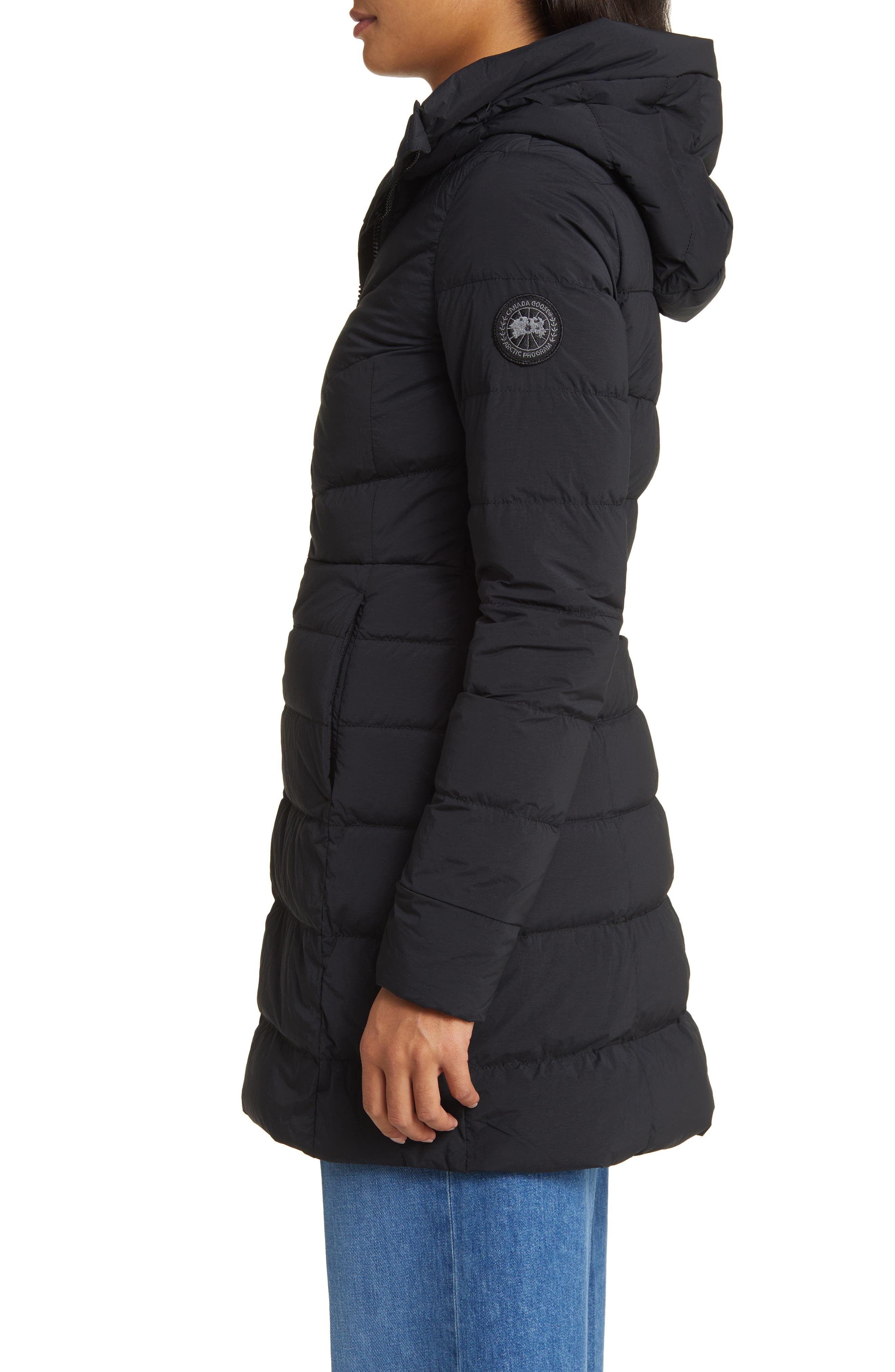 Canada Goose Clair 750 Fill Power Down Puffer Coat in Black at Nordstrom - 3