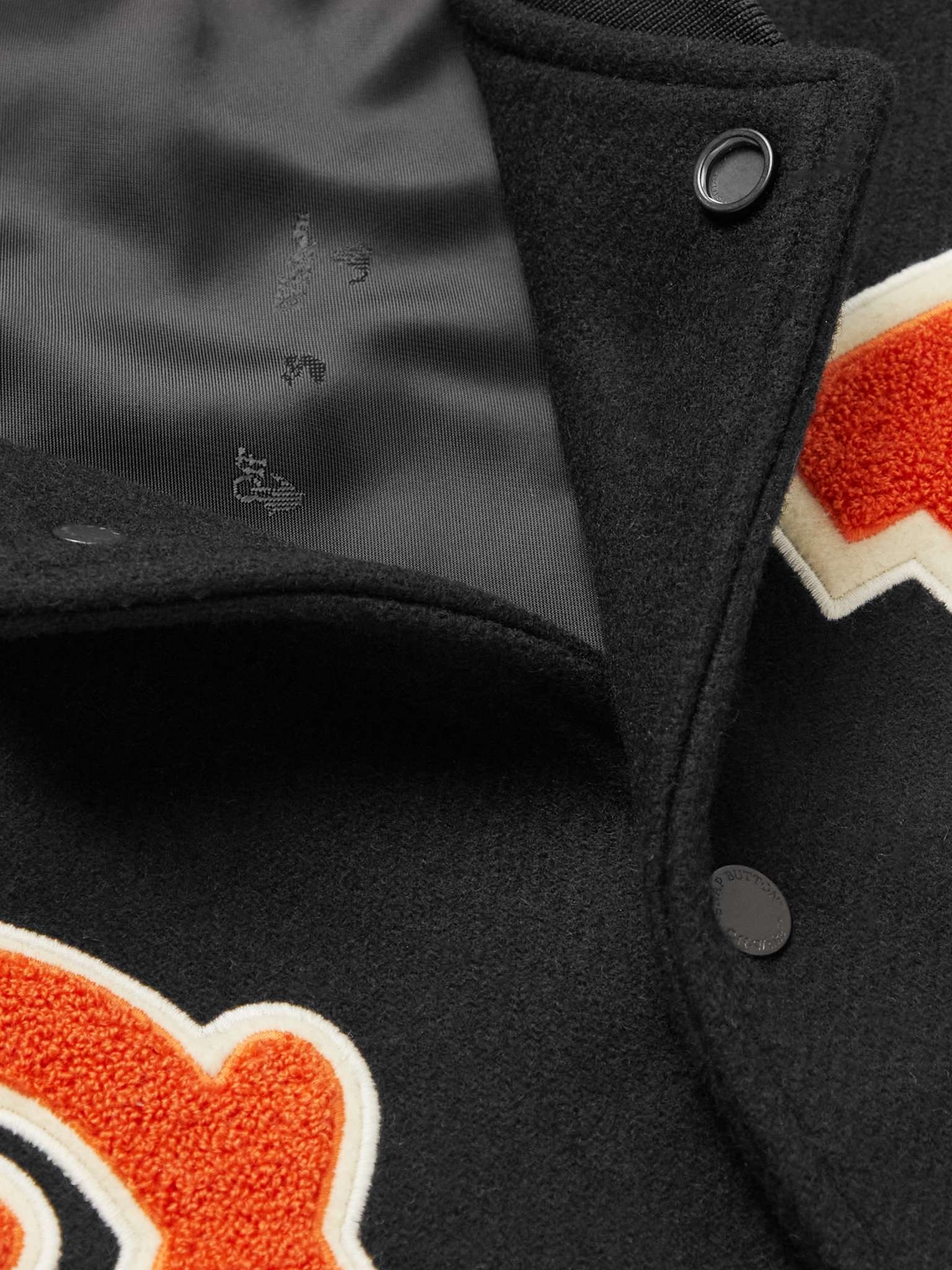 Appliquéd Wool-Blend Felt Varsity Jacket - 5