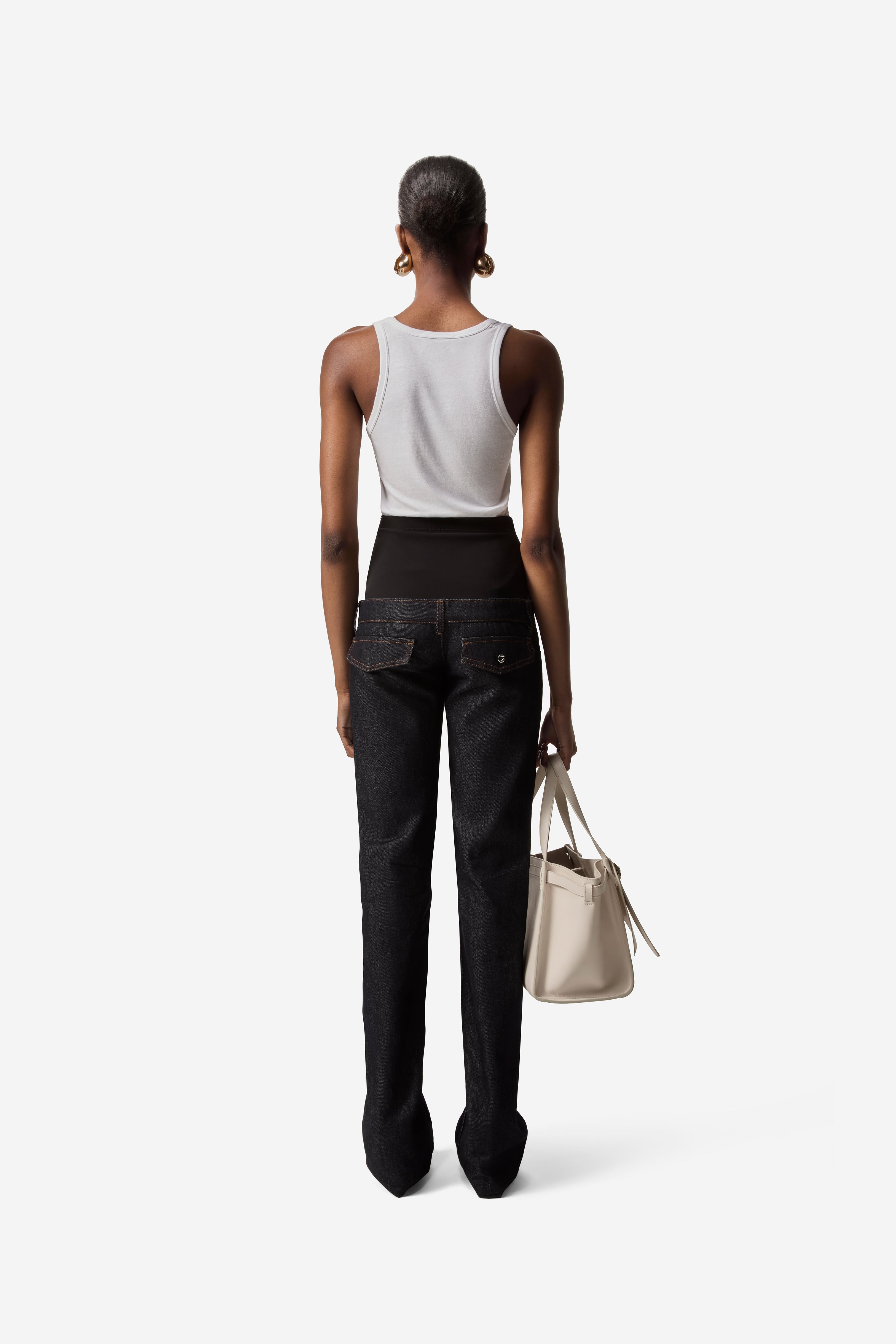 Jersey Hybrid Denim Trousers - 4