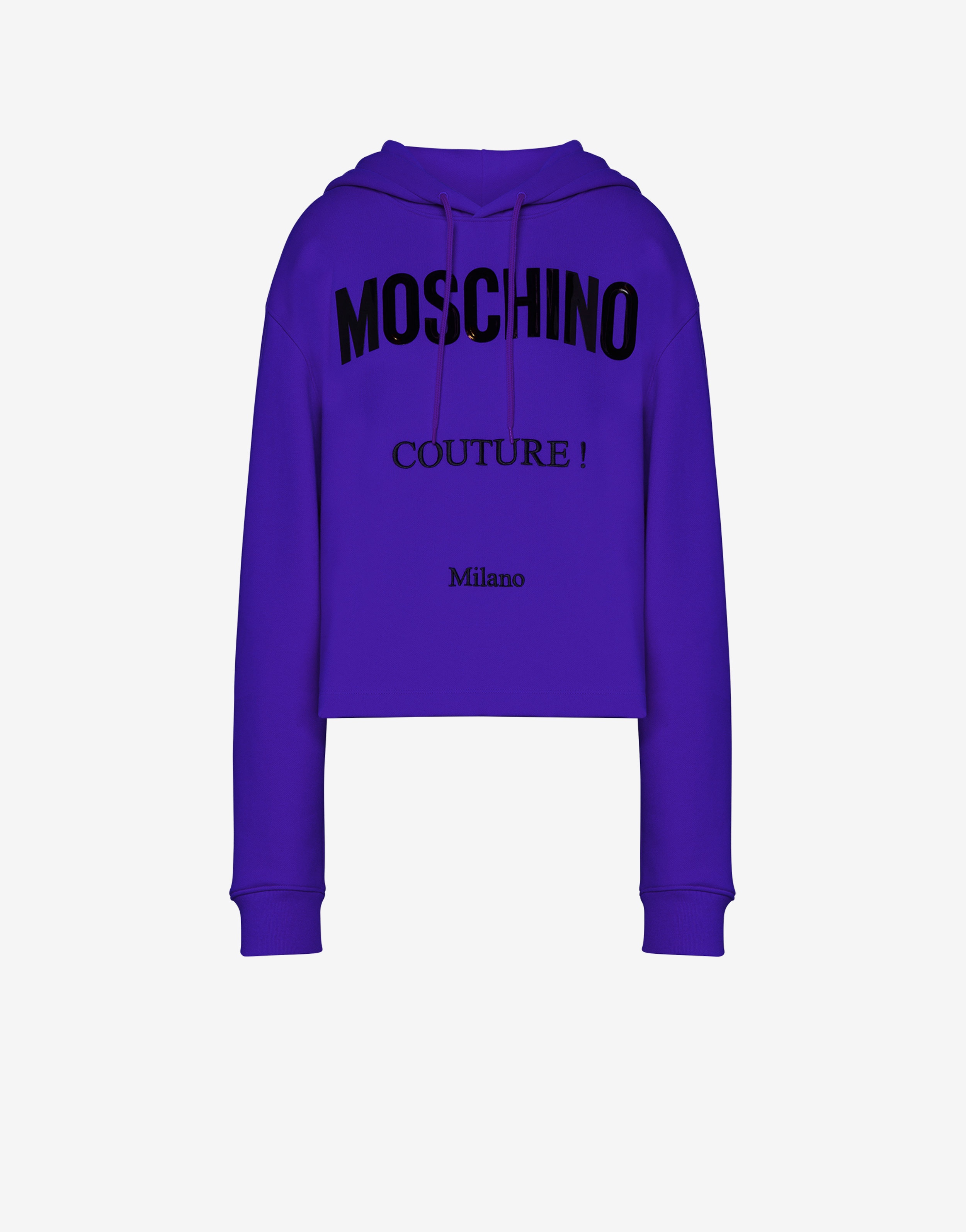 MOSCHINO COUTURE HOODED SWEATSHIRT - 1