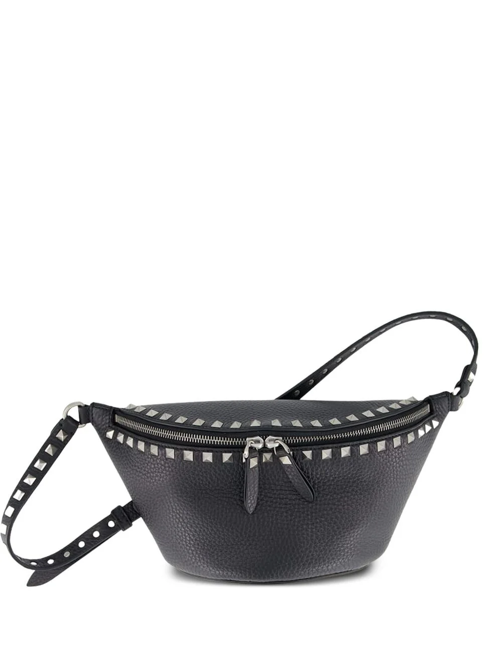Rockstud leather belt bag - 1