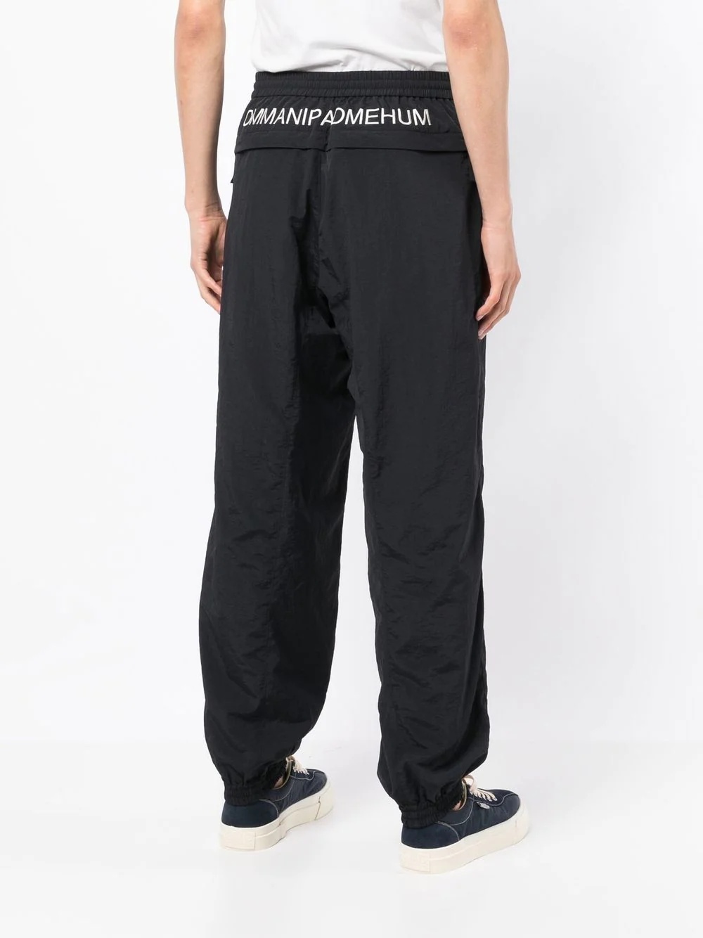 elasticated track pants - 4