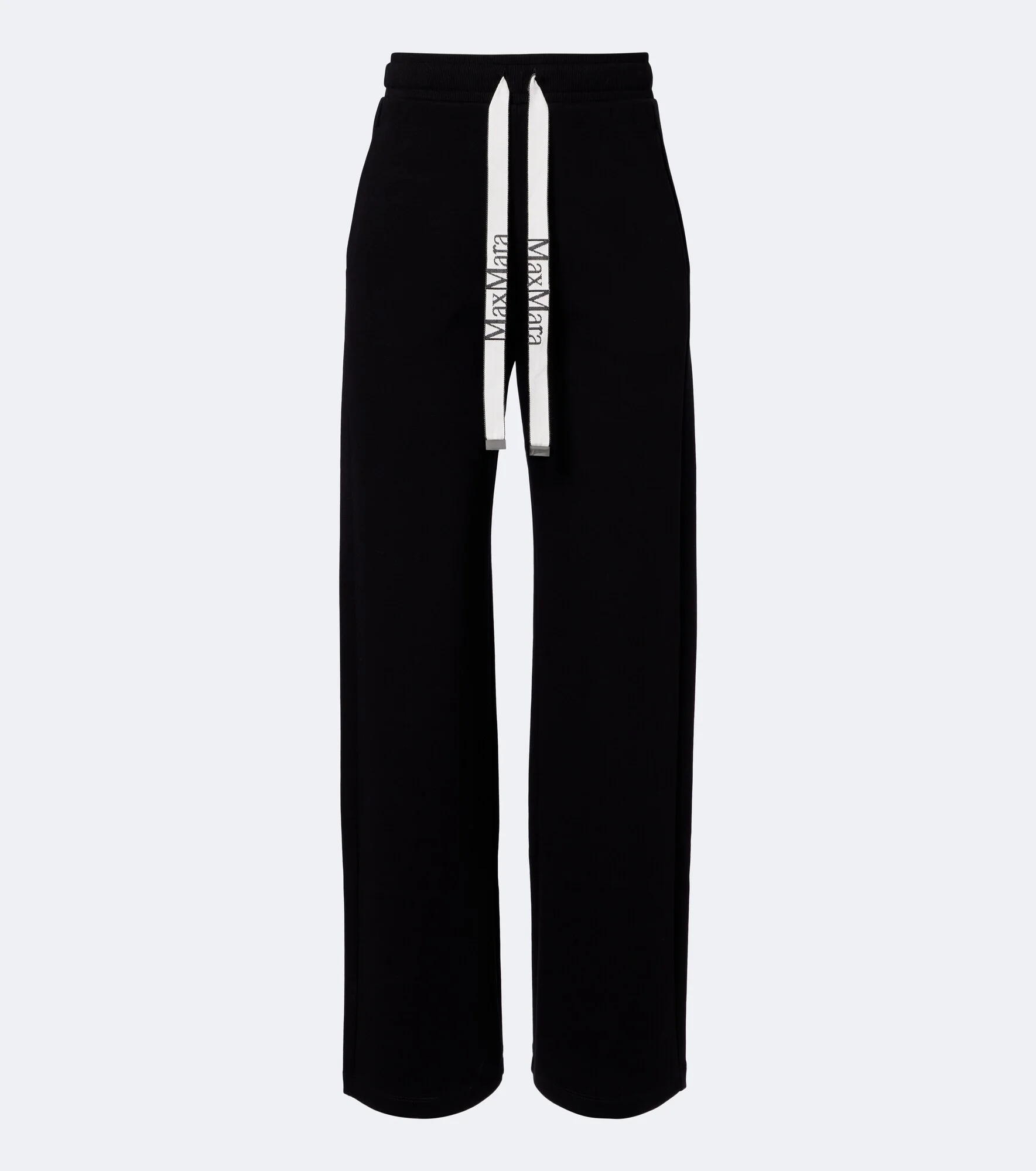 Cotton-blend wide-leg pants - 1