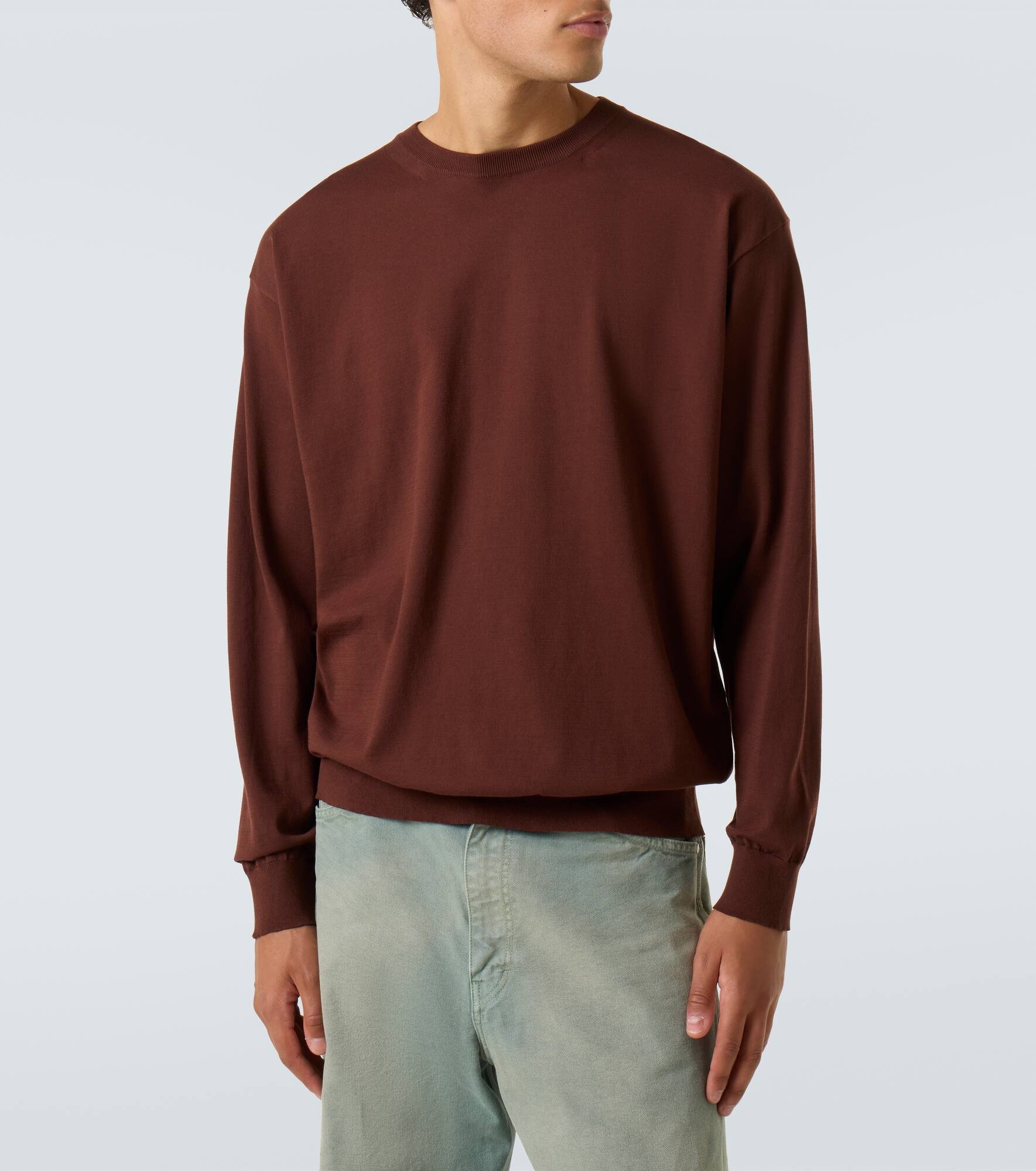 Knitted cotton sweatshirt - 3