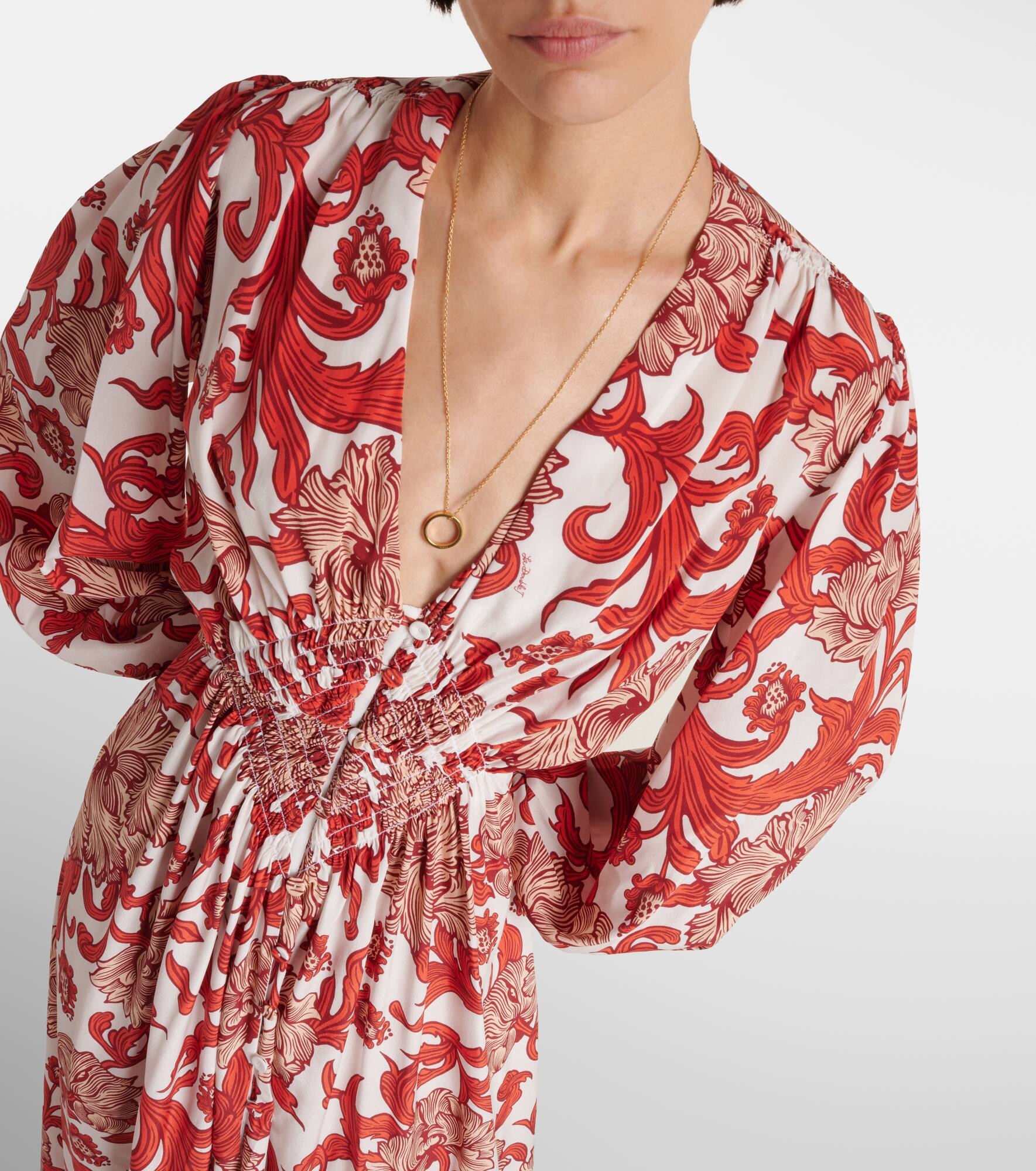 Camerino silk crêpe de chine maxi dress - 4