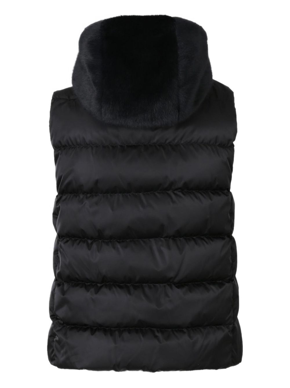 quilted hooded gilet - 2