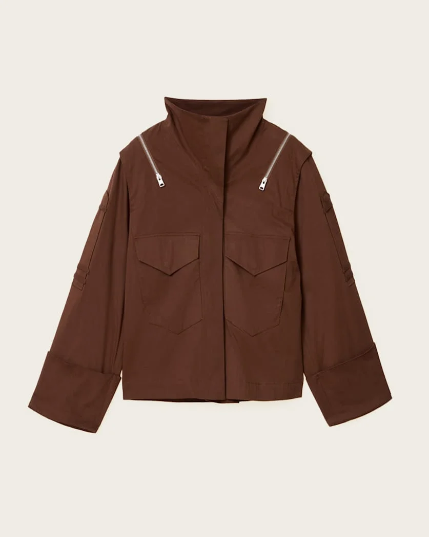 LEIGHTON COTTON UTILITY JACKET - 1