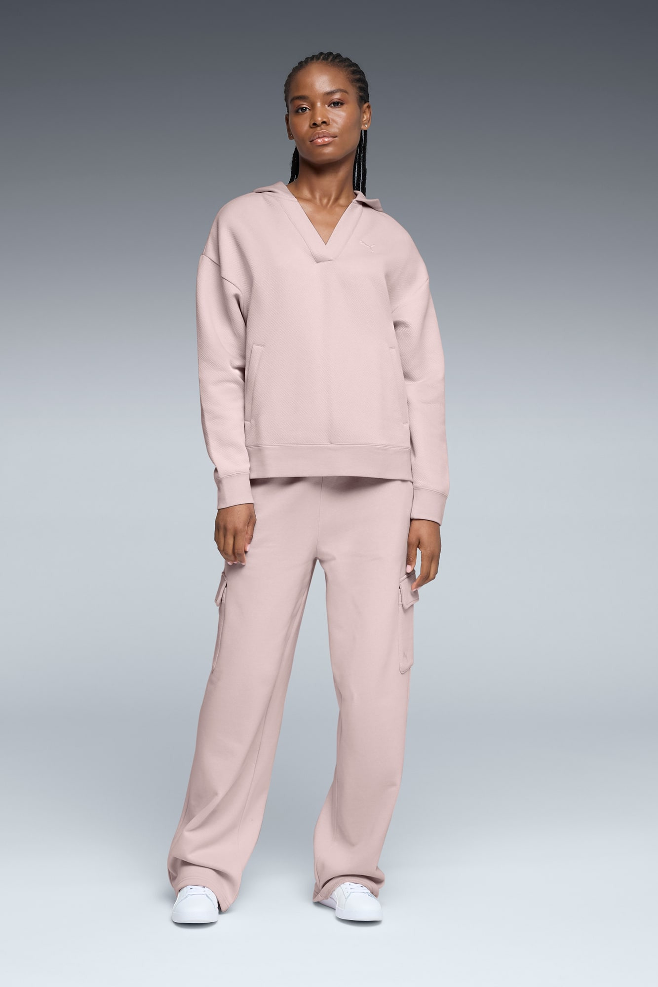 ESS Jacquard Hoodie Women - 5
