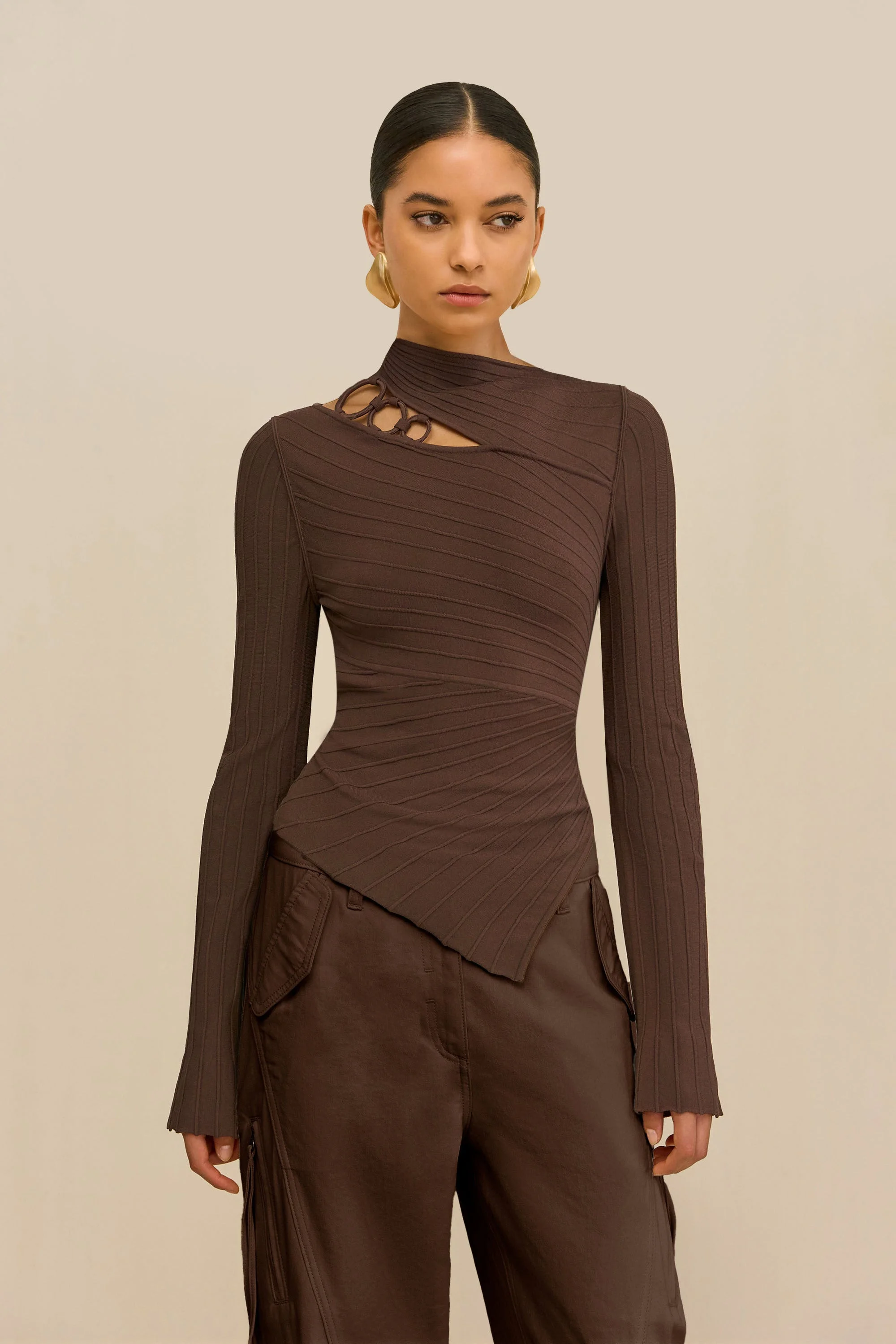 TAYLA KNIT TOP - 1