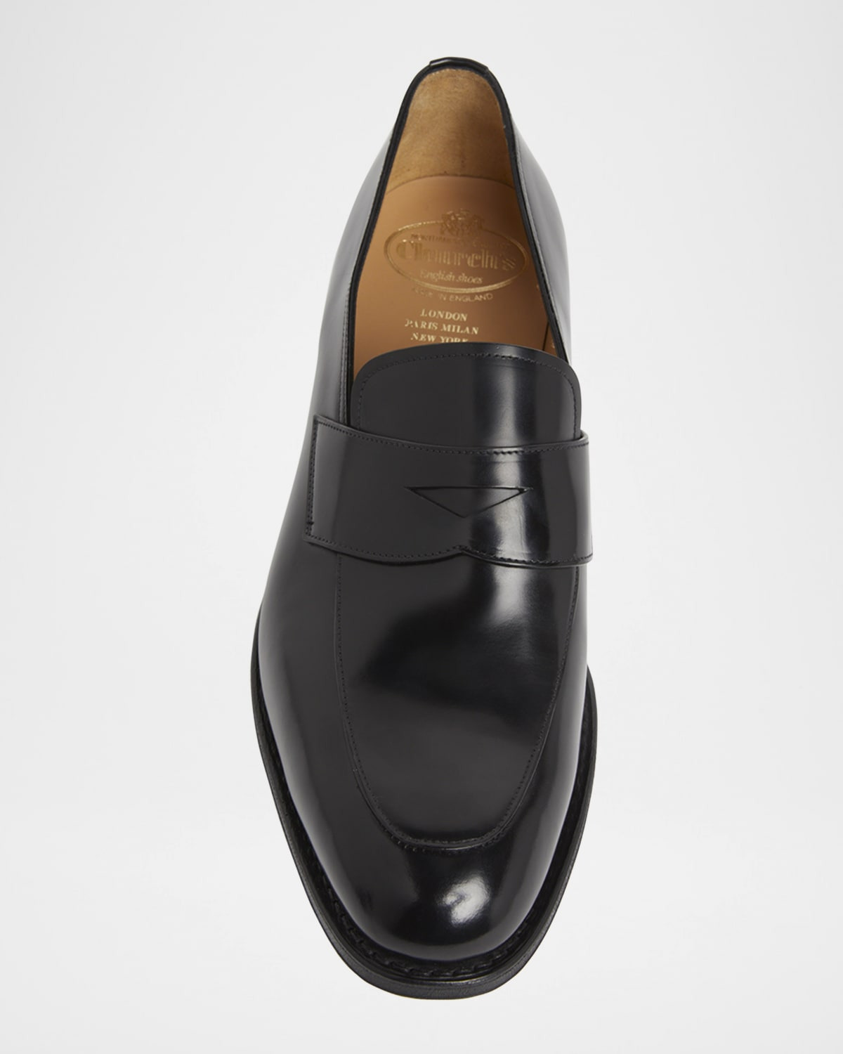Men's Hertford Rubber-Sole Leather Penny Loafers - 3