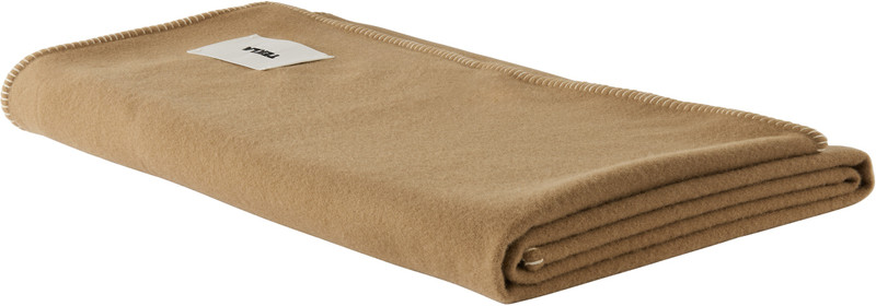 TEKLA Tan Lambswool Blanket outlook