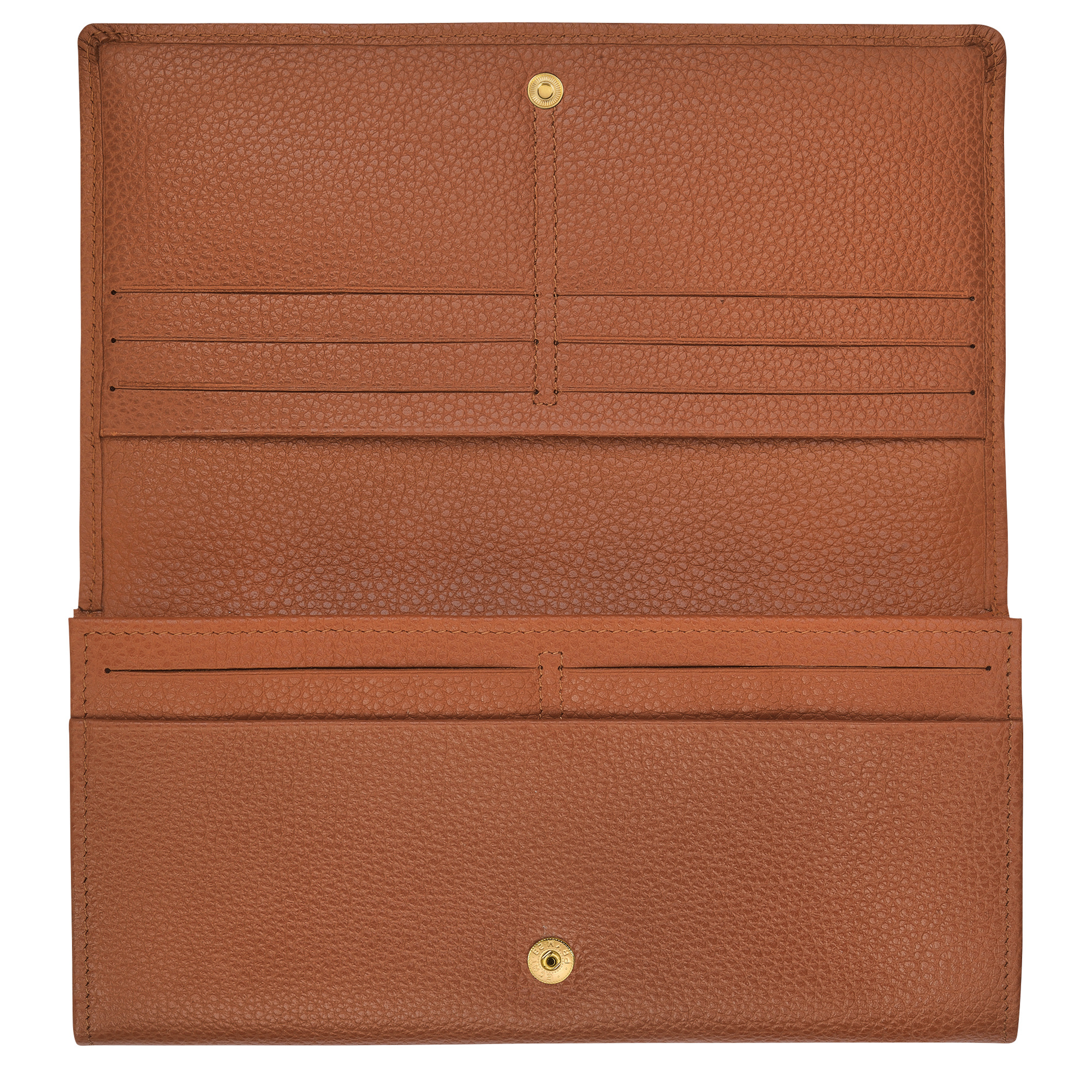 Le Foulonné Continental wallet Caramel - Leather - 2
