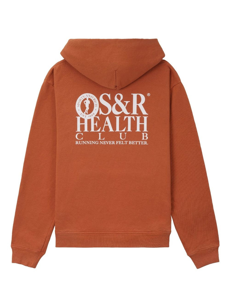 Sporty & Rich S&R Health cotton hoodie outlook