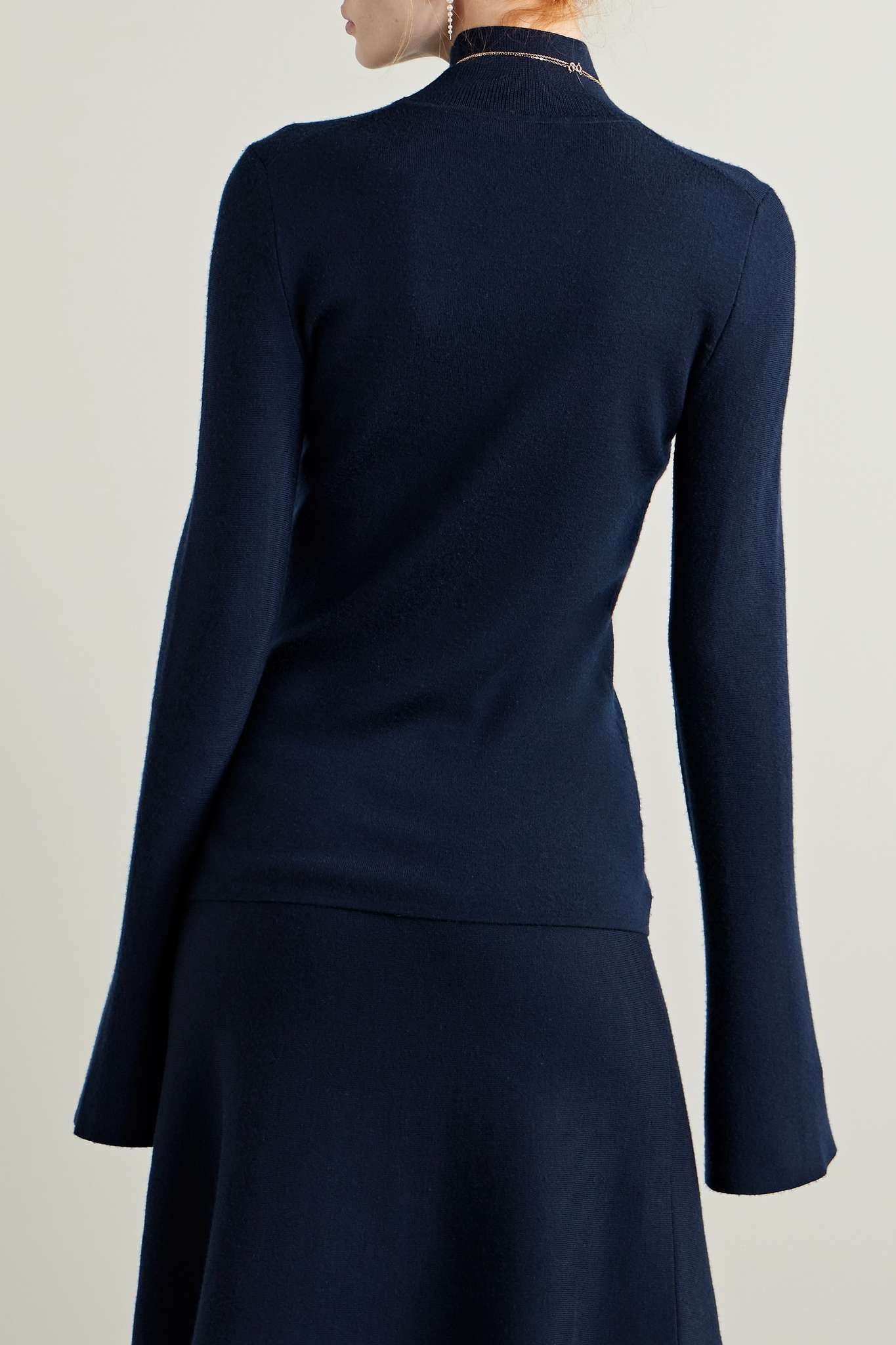 Straun wool and cashmere-blend turtleneck top - 3