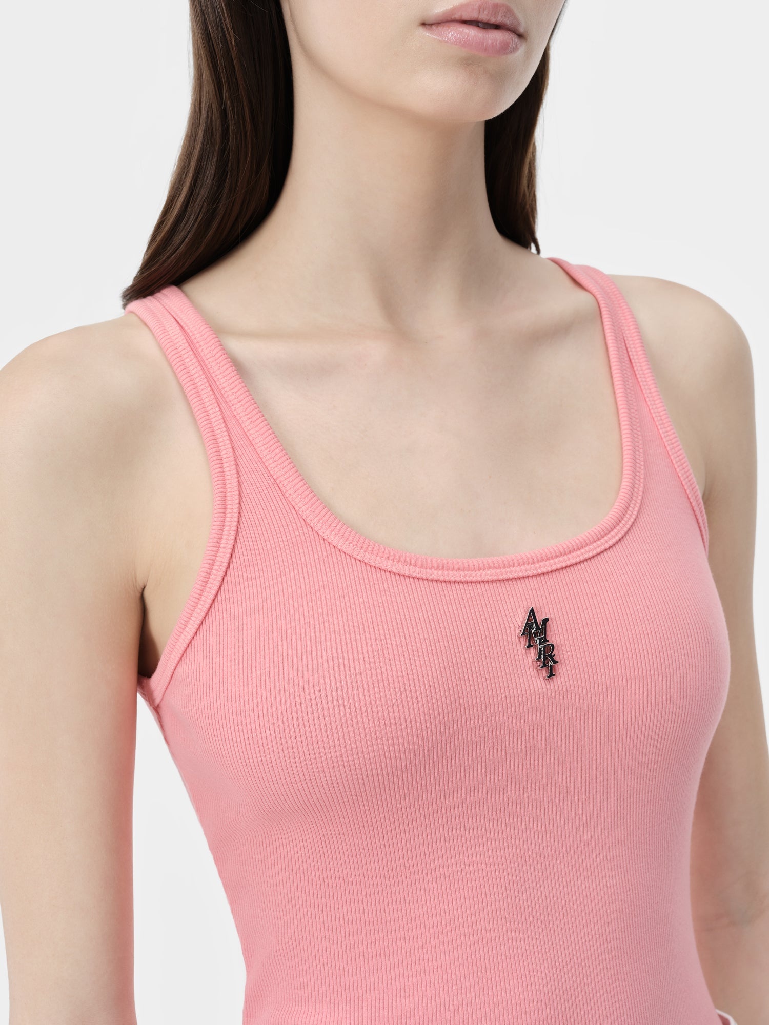 AMIRI STACKED RIBBED TANK - 5