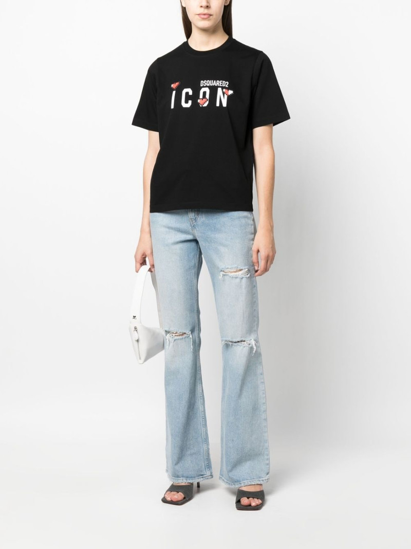 DSQUARED2 logo-print cotton T-shirt outlook