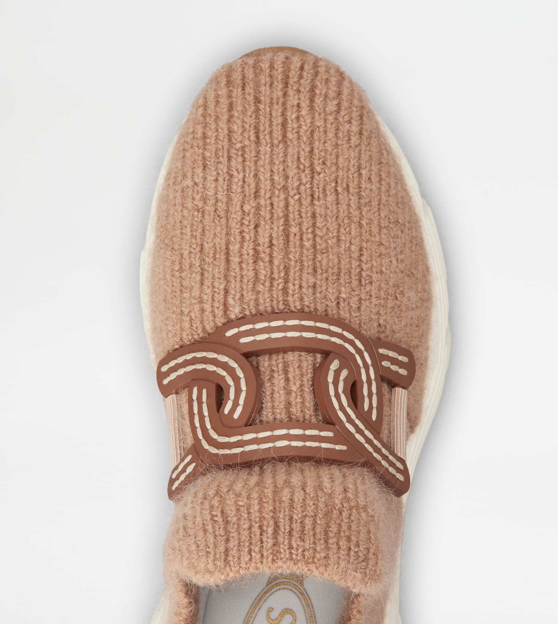 KATE SLIP-ON SNEAKERS IN FABRIC - PINK - 5