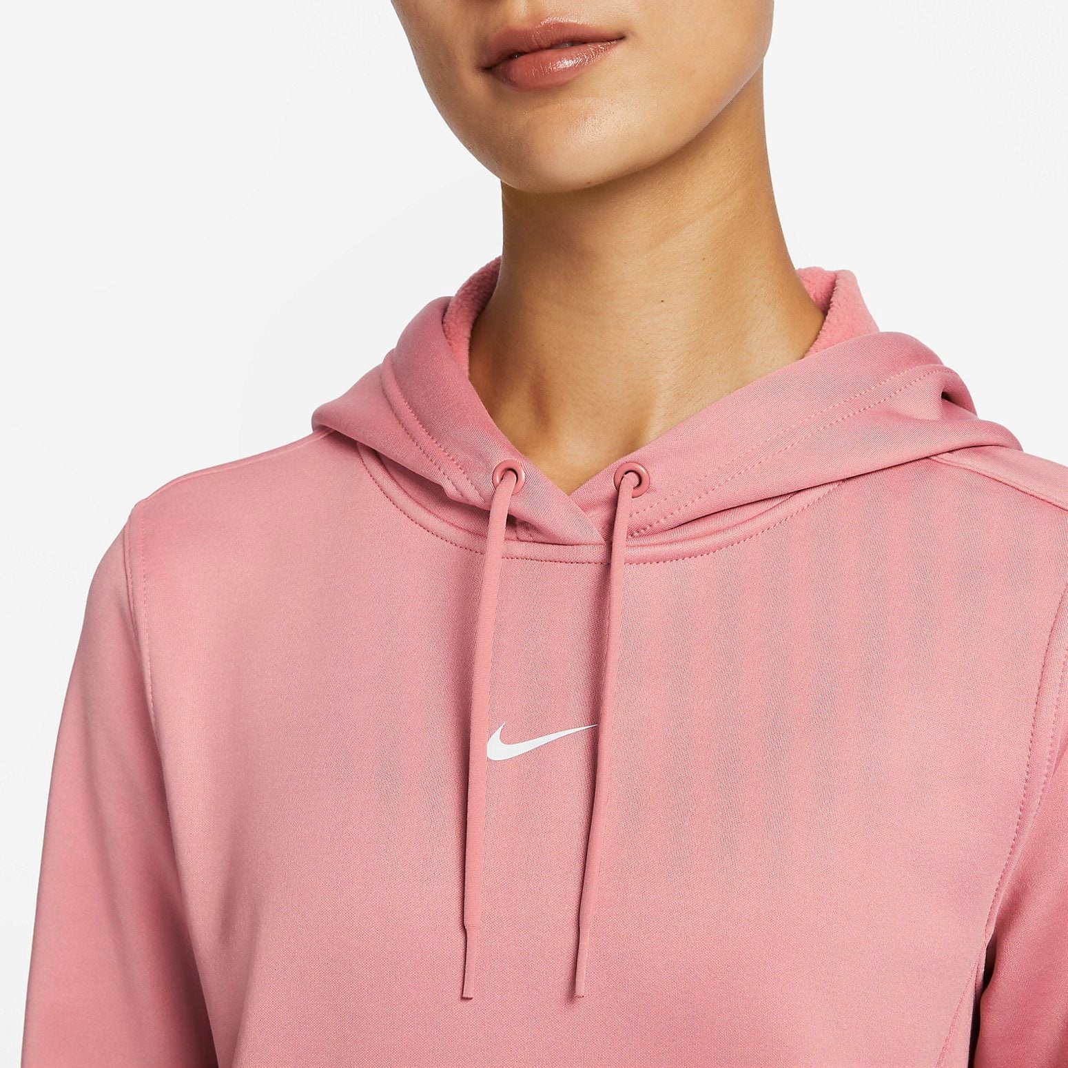 (WMNS) Nike Flight Fleece pullover hooded top 'Pink' FB5211-618 - 2