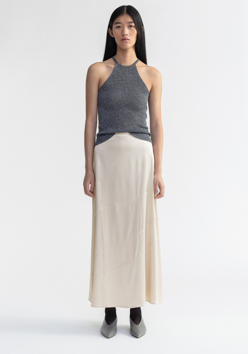 AERON GALINA
Sparkly ribbed halterneck top outlook