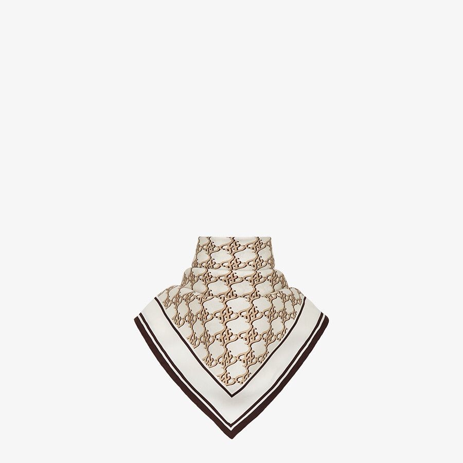 White silk foulard - 2