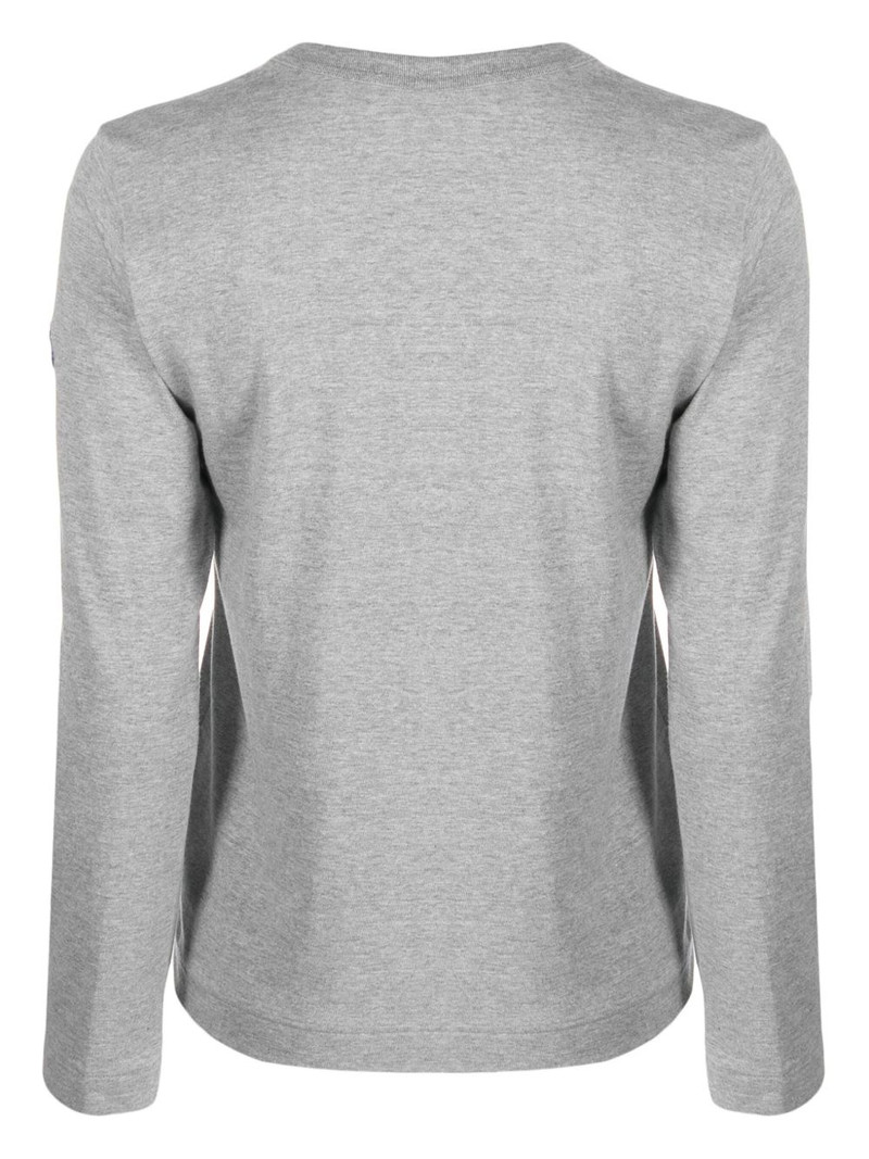 Comme des Garçons PLAY x the Artist Invader pixelated-appliqué T-shirt outlook