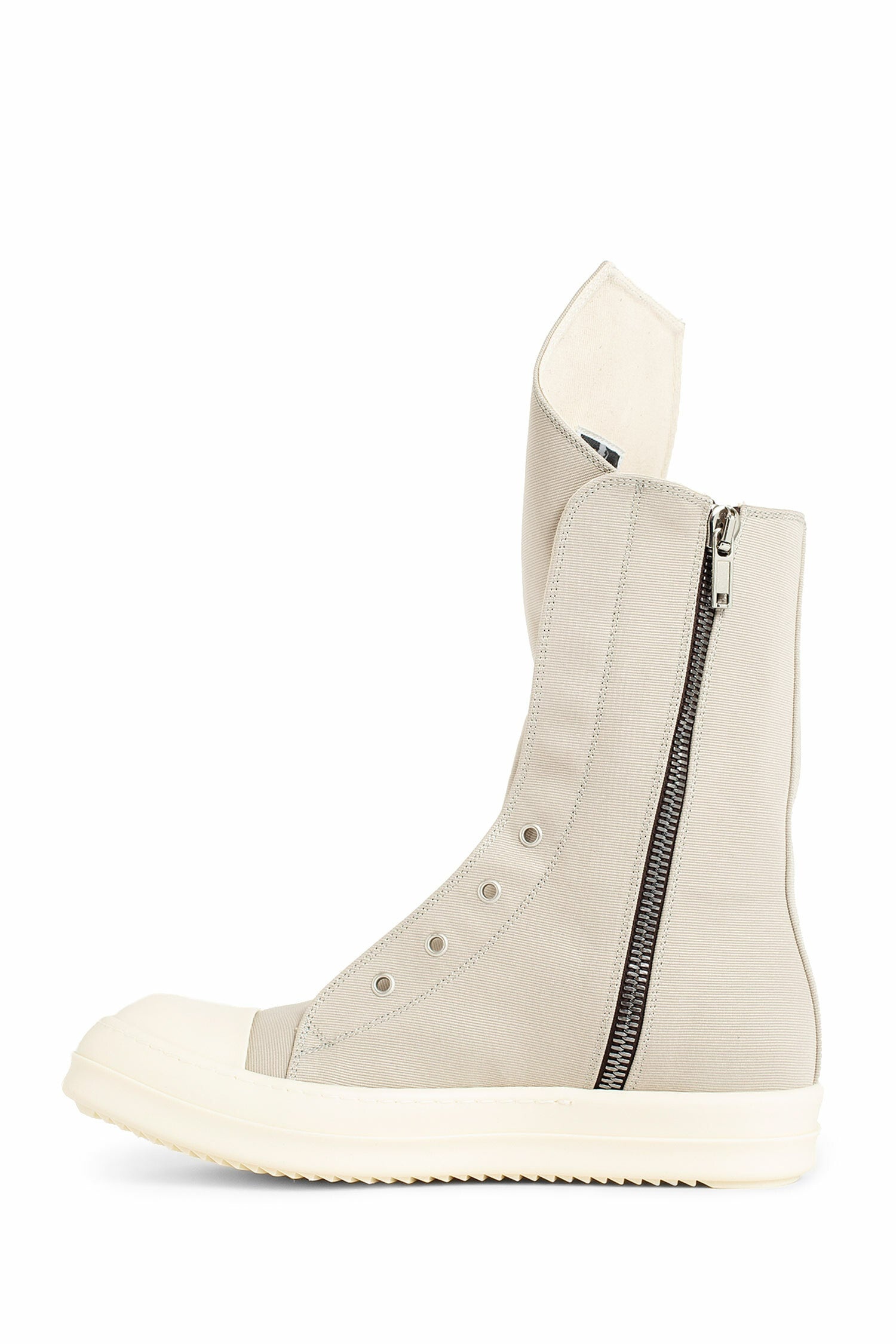 RICK OWENS MAN BEIGE BOOTS - 3