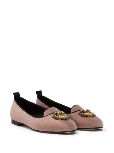 Dolce & Gabbana Velvet Devotion slippers outlook