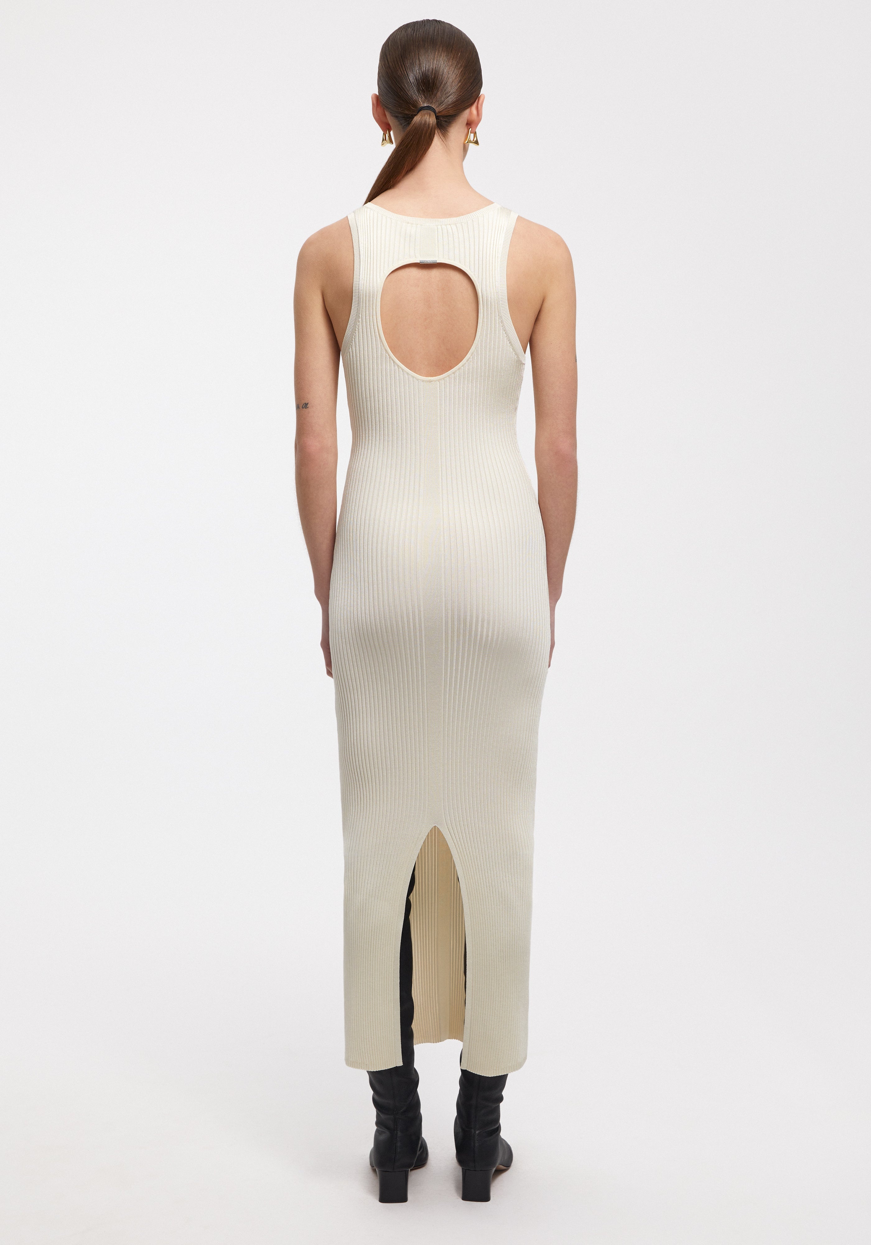 EMA
Rib-knit racer neck maxi dress - 4