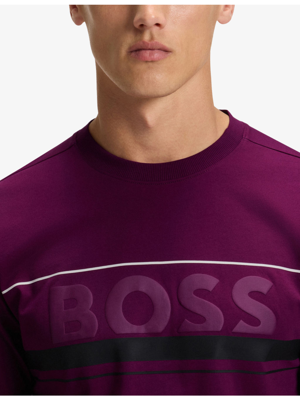 Brand-Print Short-Sleeve Cotton T-Shirt - 5